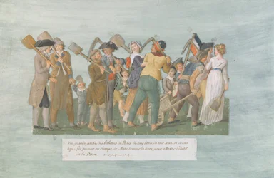 The Parisians Going to the Champ de Mars, 1792